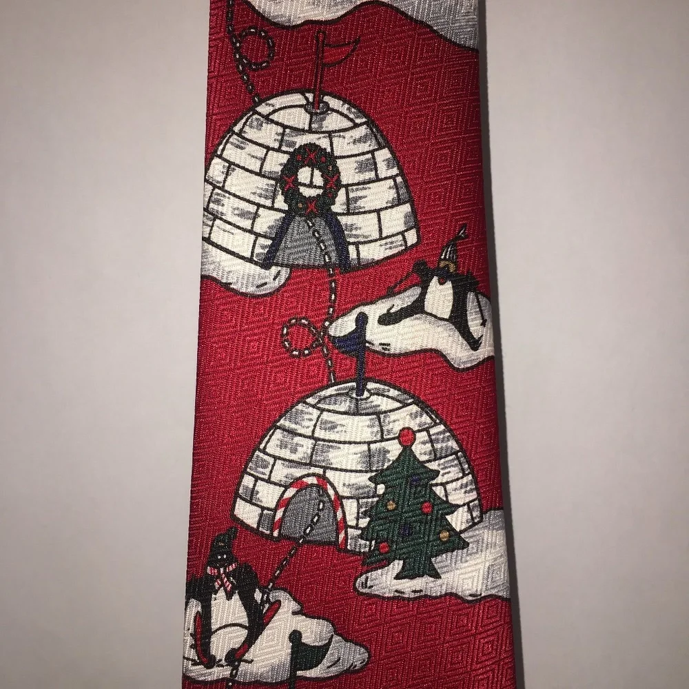 Vintage Hallmark Christmas Collection Character‎ Tie